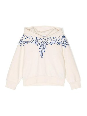 Marcelo Burlon Kids: Sudaderas y suéteres - Sudadera - Azul