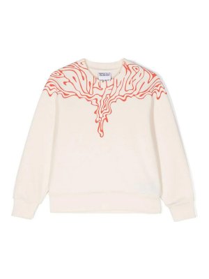 Marcelo Burlon Kids: crew necks - Fluid Wings Regular