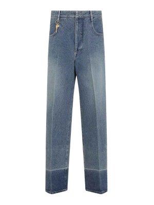 CARVEN: straight leg jeans - Fine Pockets Denim Trousers