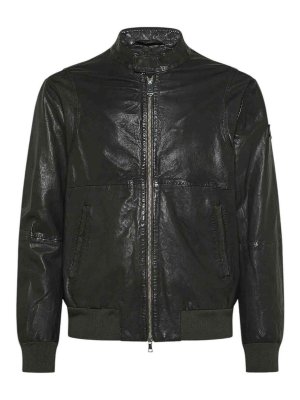 PEUTEREY: leather jacket - Leather jacket