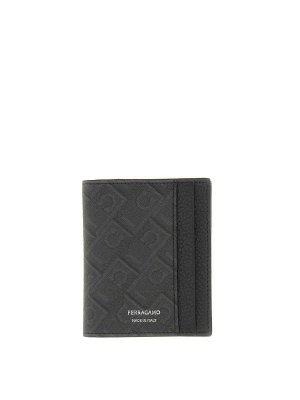 FERRAGAMO: 財布＆ポーチ - 財布 - 黒