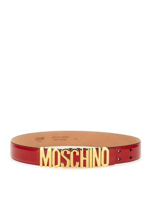 MOSCHINO: Cinturones - Cinturón - Rojo