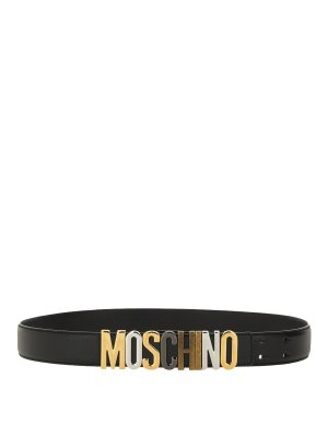 MOSCHINO: belts - Logo belt