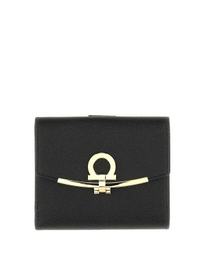 FERRAGAMO: Portemonnaies und Geldbörsen - Portemonnaie - Schwarz