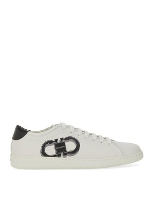 FERRAGAMO: trainers - Double Gancini Sneaker