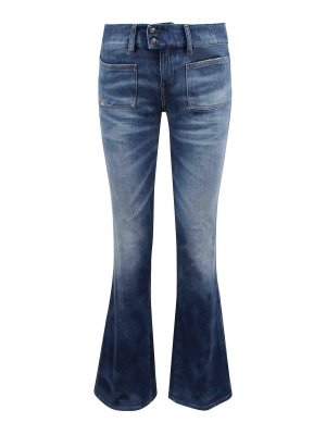 Lois Paloma Wide Leg Jeans - Blue - Women | 32307577 | thebs.com