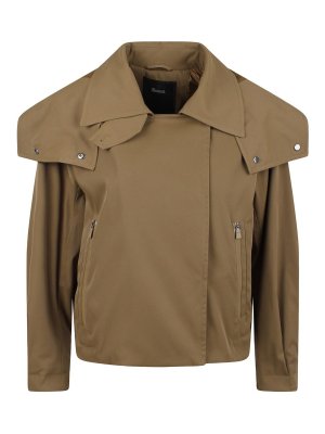 LAMINAR: casual jackets - Biker jacket in organic fabric