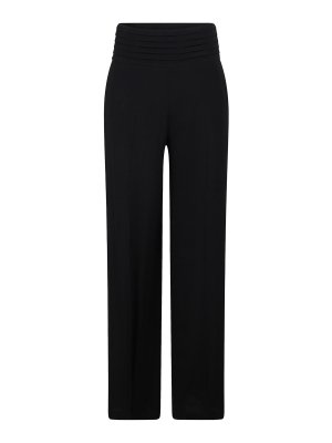パンツ FERRAGAMO Stretched pleated trousers Black Ferragamo Stretched Pleated Trousers - Black - Women