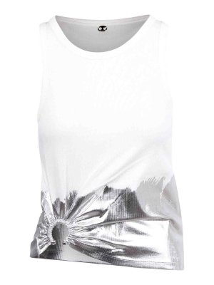 RABANNE: Tops & Tank tops - Coast tank top with piercing application