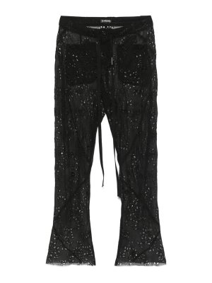 ANN DEMEULEMEESTER: Pantalones casual - Pantalón Casual - Negro