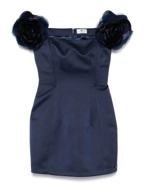 ELISABETTA FRANCHI: knee length dresses - Dress