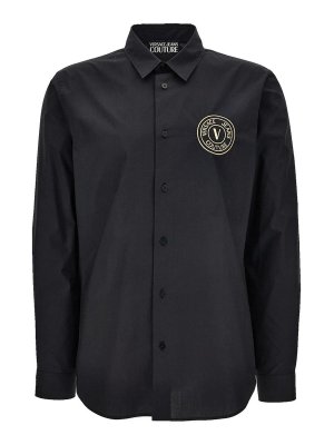 Versace Jeans Couture: Chemises - Chemise - Noir