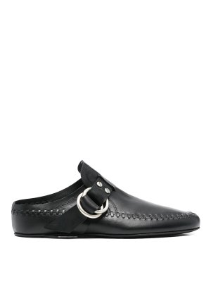 ANN DEMEULEMEESTER: Zapatos chinelas - Chinelas - Negro