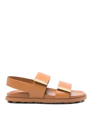 Aeyde Brown sandals - Brown - Women | A11FSBRNS08FL180SS25800001
