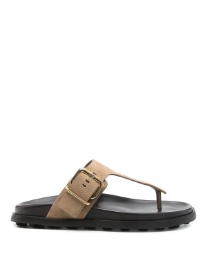 TOD'S: sandals - Leather sandals