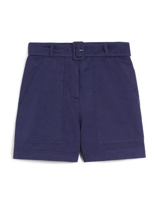 ショートパンツ GIVENCHY Woman Short Blue BW5168516D 457 Givenchy Mini Shorts in Washed Denim | Saks Fifth Avenue