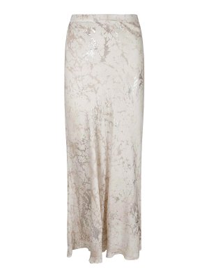 スカート PAROSH Women Mid Skirts GILD D621510038 Beige P.A.R.O.S.H. Gild Skirt - Beige - Women | D621510GILD038
