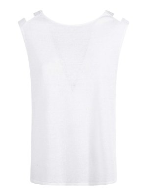 Toteme Double-Halter Silk Top - White - Women