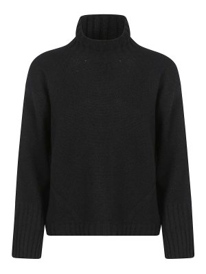 eleven88: Escotes barcos - Suéter Con Escote Barco - Negro