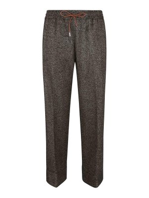 Brunello Cucinelli Monile Cotton Pants - Brown | MP126P8703C4222