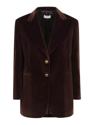 ジャケット BRUNELLO CUCINELLI Women Jackets MM5397907P C7539 BROWN Brunello Cucinelli Cotton Jacket - Brown - Women