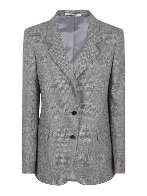 ジャケット BURBERRY Women Jackets 8104996 Grey Burberry Casual jacket - Grey - Women | 8104996 | thebs.com