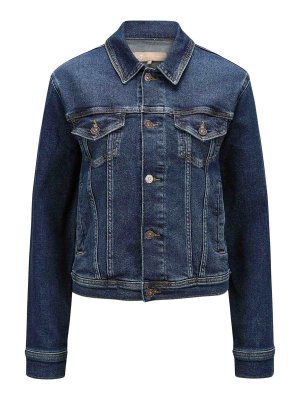 Pinko Dakar Denim Jacket - Blue - Women | 104800A2GIPJC