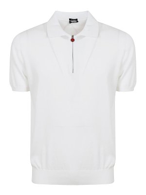KITON: Poloshirts - Poloshirt - Weiß
