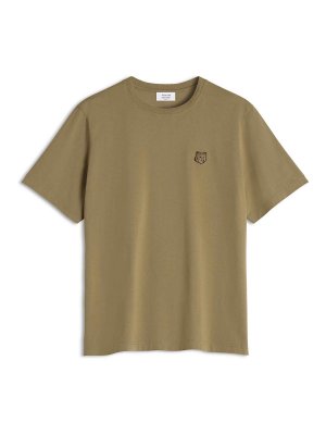 MAISON KITSUNÉ: t-shirt - Shirt con comfort con patch