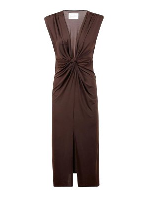 MC2 SAINT BARTH: Vestidos media pierna - Vestido Midi - Marrón