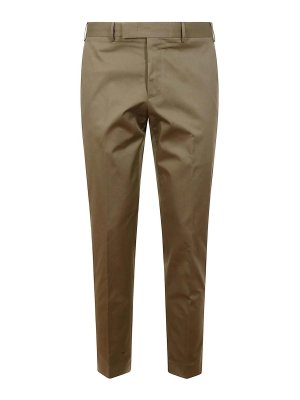 PT TORINO: Pantalones casual - Pantalón Casual - Verde Oscuro
