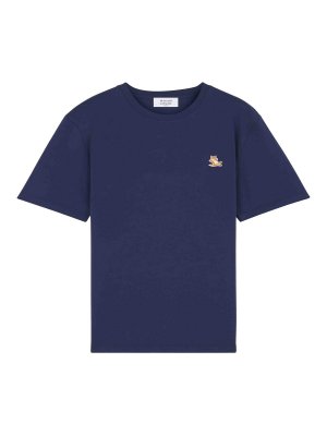 MAISON KITSUNÉ: Camisetas - Camiseta - Azul