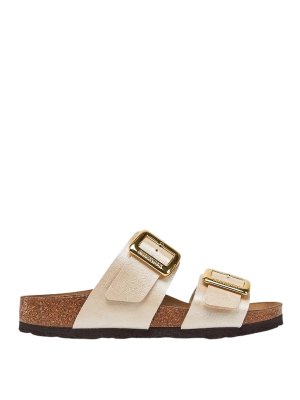 BIRKENSTOCK: Sandalen - Sandalen - Weiß