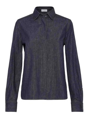 BRUNELLO CUCINELLI: Chemises - Chemise - Denim