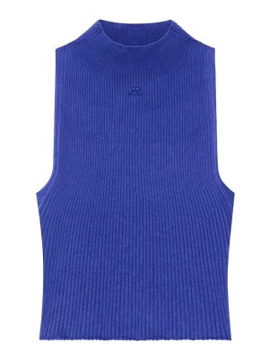Courreges: Tops & Tank tops - Light Rib  Top