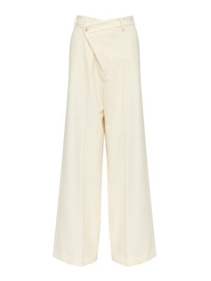 MM6 MAISON MARGIELA: casual trousers - Pants with decentralized closure