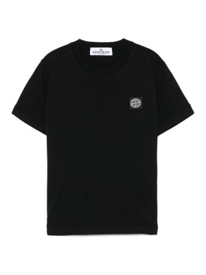 STONE ISLAND: t-shirt - T-Shirt Con Applicazione Compass
