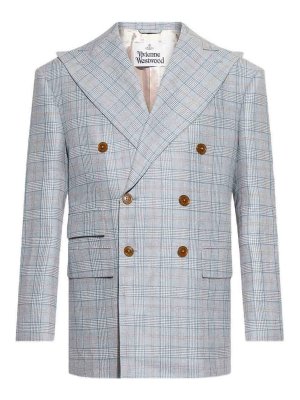 VIVIENNE WESTWOOD: blazers - Double -breasted Blazer Niesen paintings
