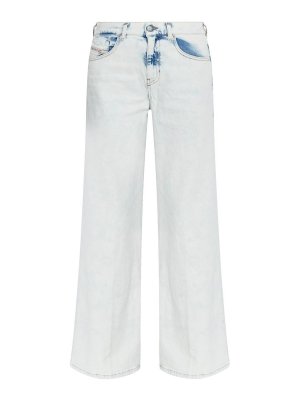 DIESEL: Bootcut - Bootcut Jeans - Blau
