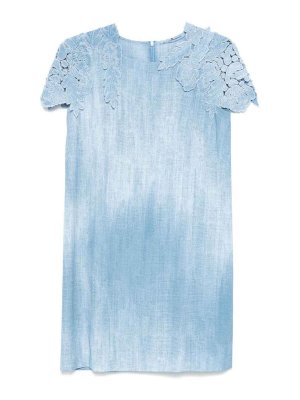 ERMANNO SCERVINO: Kurze Kleider - Kurzes Kleid - Blau