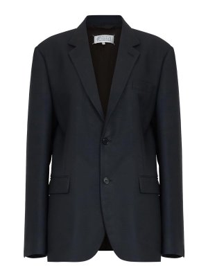 Maison Margiela: Vestes de costume - Blazer - Noir