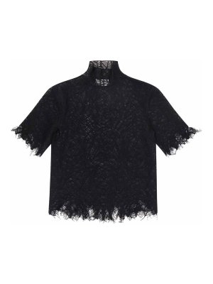 ALEXANDER MCQUEEN: t-shirts - T-shirt and black pole