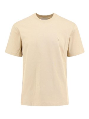 Tシャツ・カットソー EMPORIO ARMANI Men T Shirts EM000853AF12926U8033 Beige Emporio Armani Jersey T-Shirt - Beige - Men