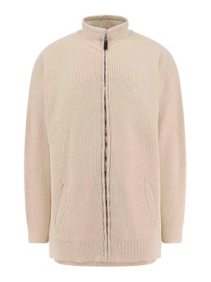 BALENCIAGA: Escotes barcos - Suéter Con Escote Barco - Beis