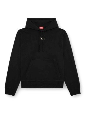 DIESEL: Escotes barcos - Suéter Con Escote Barco - Negro