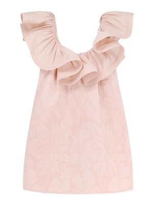 ELISABETTA FRANCHI: knee length dresses - Pink dresses