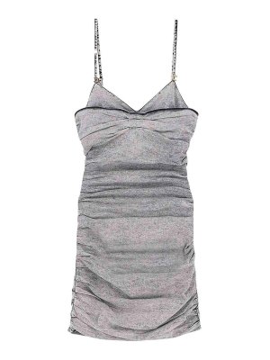 ELISABETTA FRANCHI: Vestidos media pierna - Vestido Midi - Gris