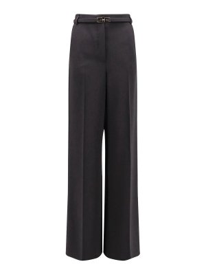 ELISABETTA FRANCHI: casual trousers - Black trousers