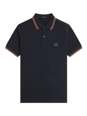 FRED PERRY: t-shirts - T-Shirt  and blue pole