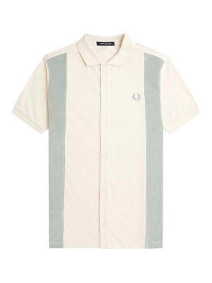 FRED PERRY: t-shirts - T-Shirt  and beige pole